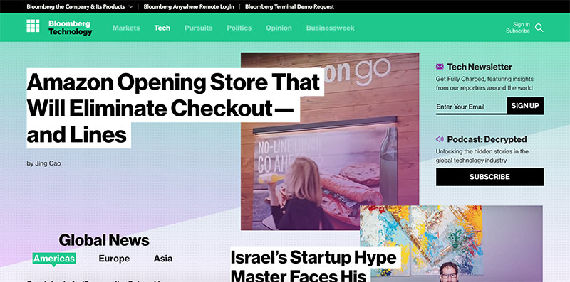 Screenshot of Bloomberg Businessweek