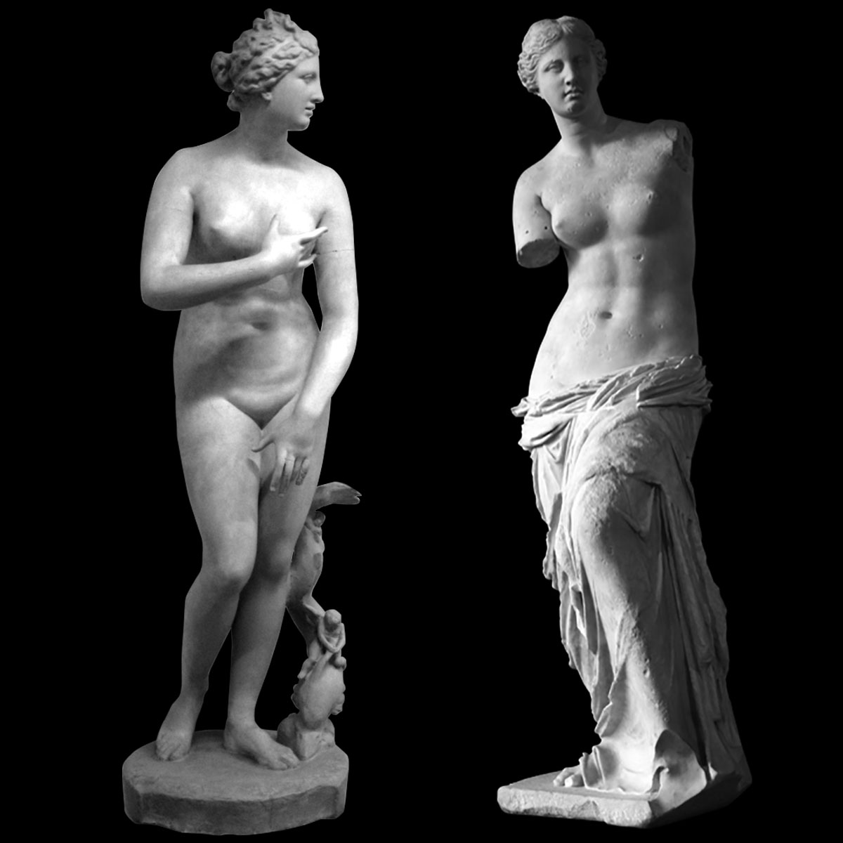 Venus de Medici & Venus de Milo